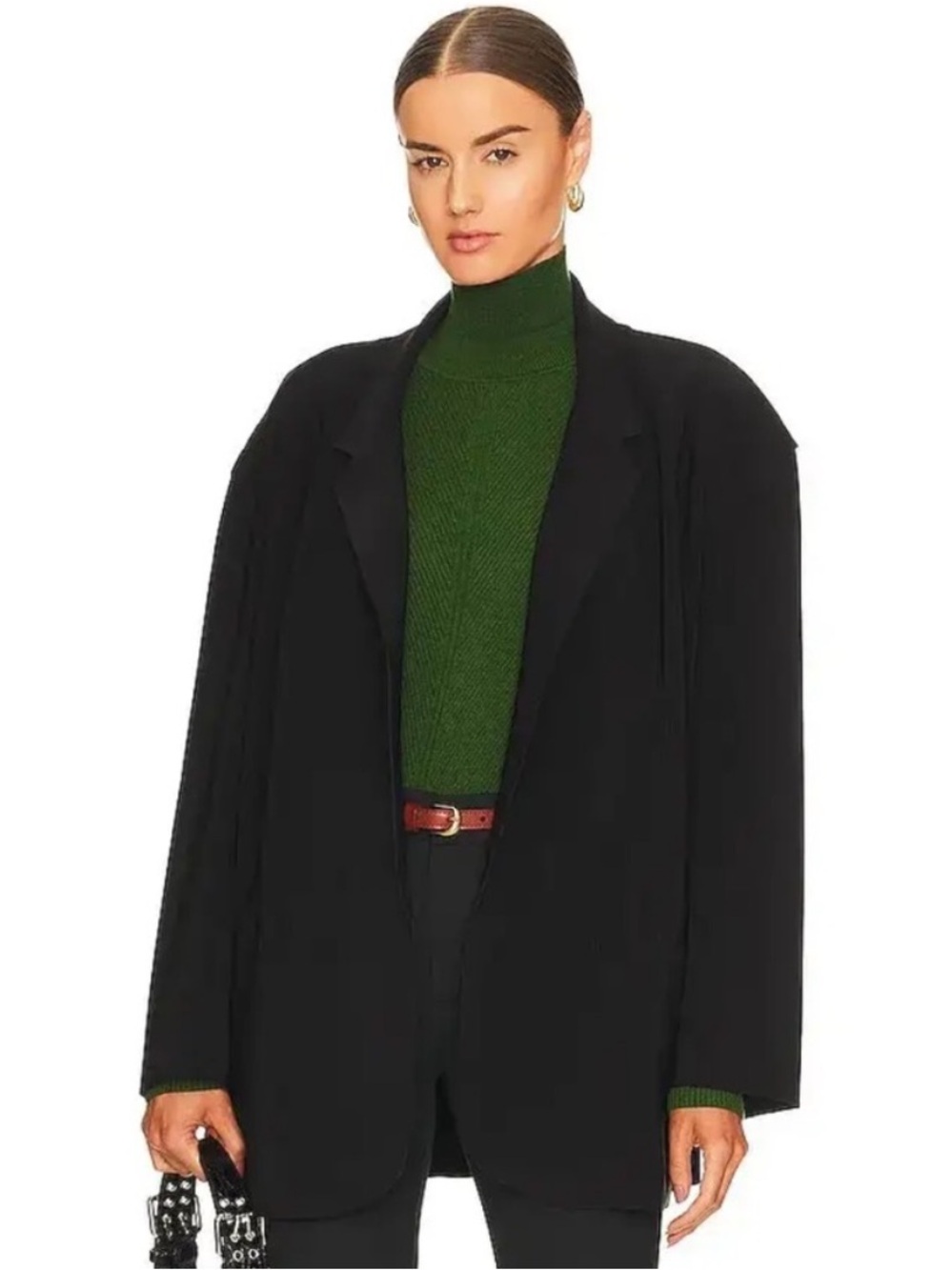 Norma Kamali Blazer Oversized in Navy
